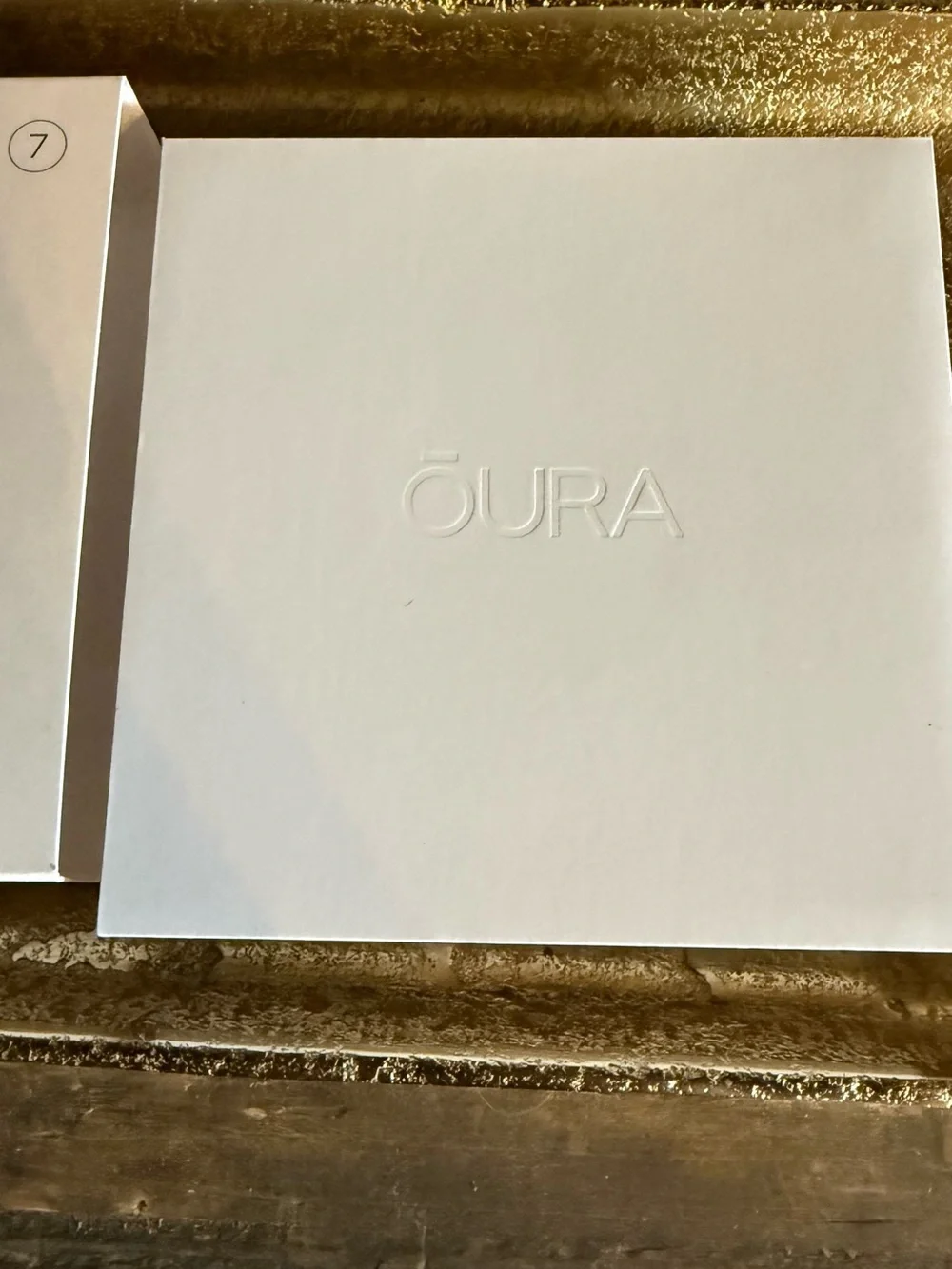 Oura Ring 4 Gold Sz 7